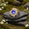 Tanzanite & Diamond Ring