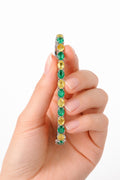 Emerald & Yellow Sapphire Bracelet