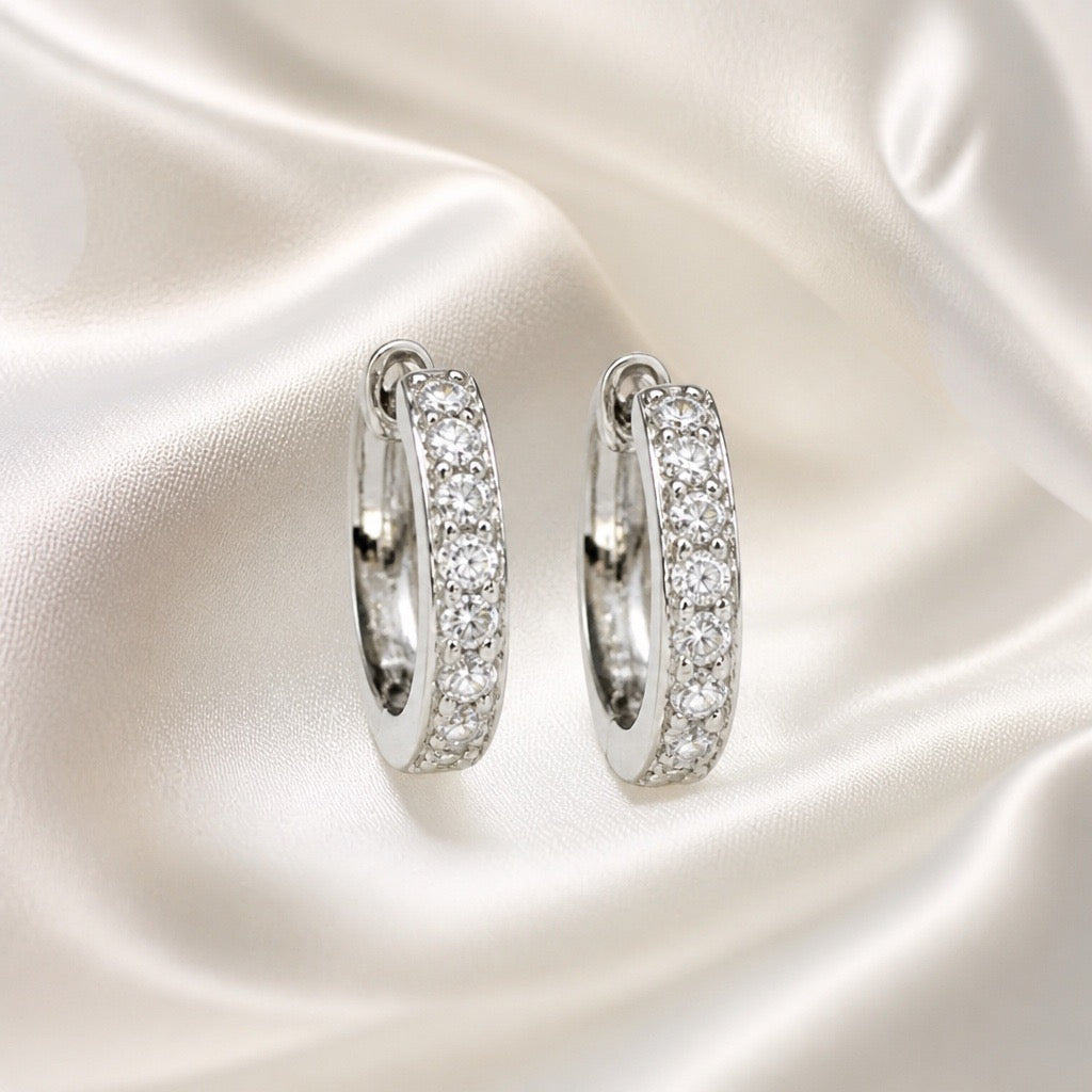 D Color Moissanite Earrings