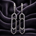 D color Moissanite Diamond Earrings