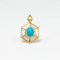 Turquoise YG Pendant