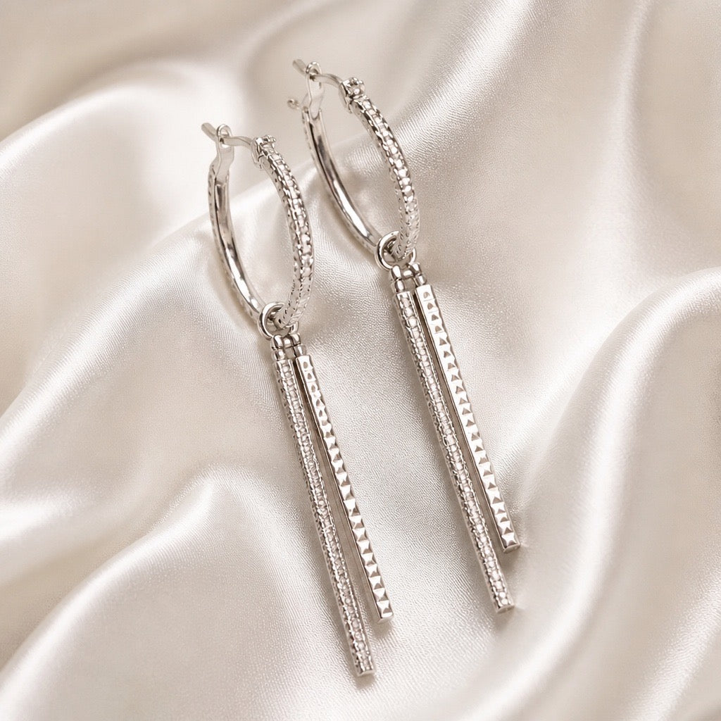 D color Moissanite Earrings