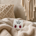 Ruby Stud Earrings