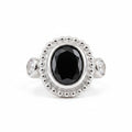 Black Sapphire Ring