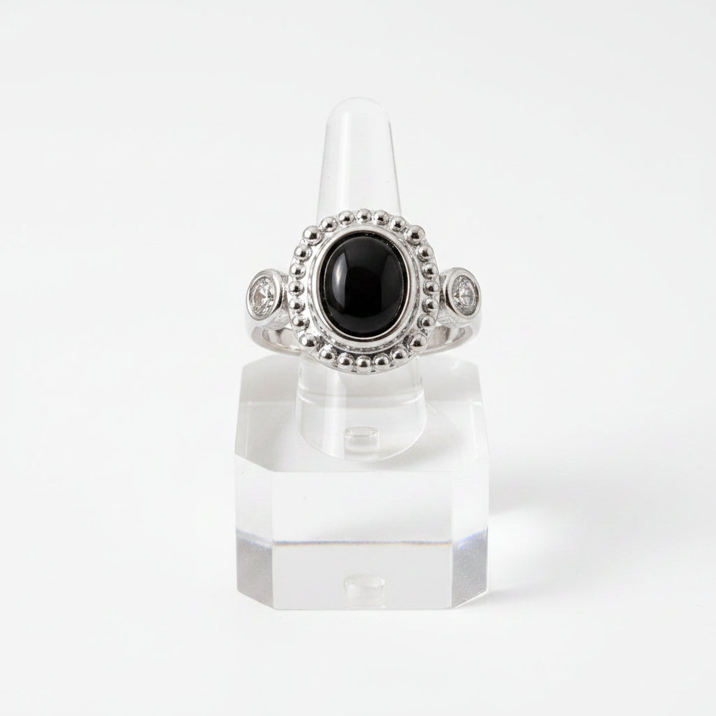 Black Sapphire Ring