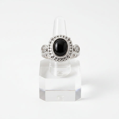 Black Sapphire Ring
