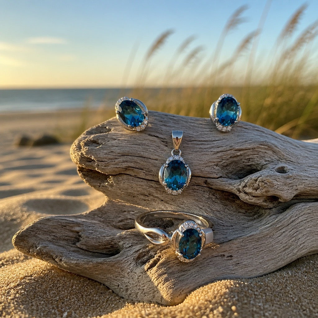 London Blue Topaz SET