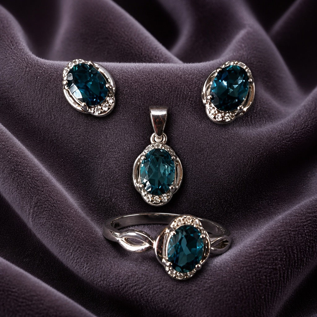 London Blue Topaz SET
