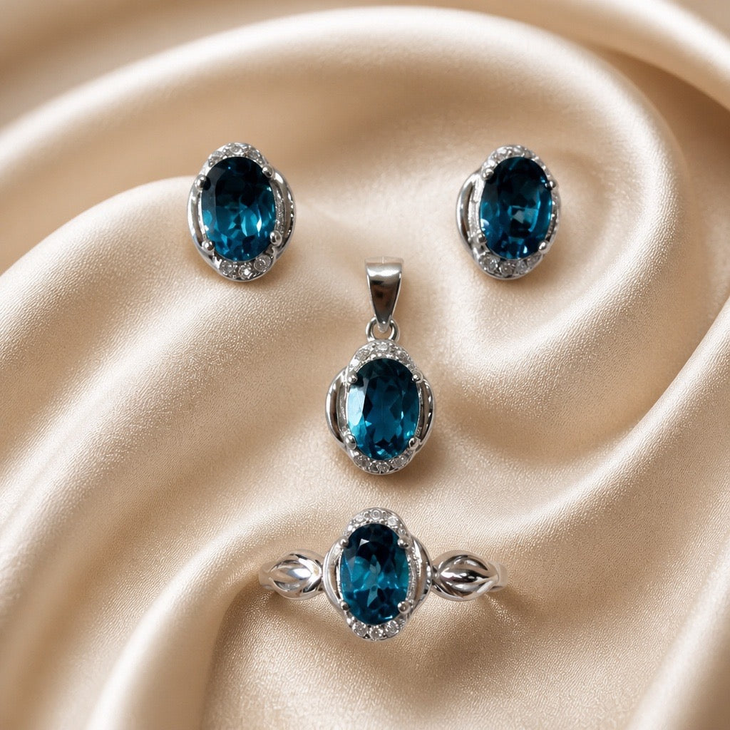 London Blue Topaz SET