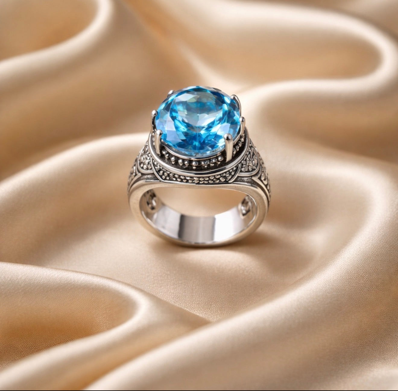 Blue Topaz Ring