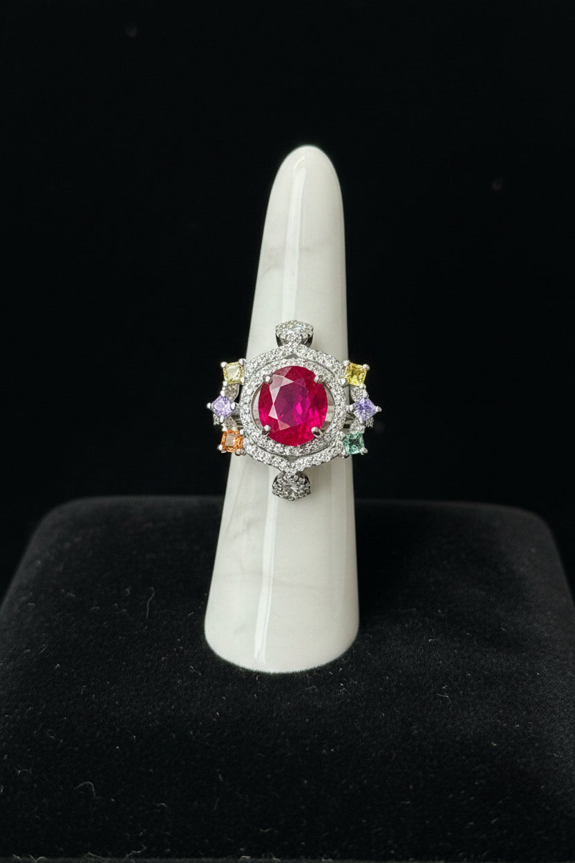 Ruby & Diamond Sapphire Ring