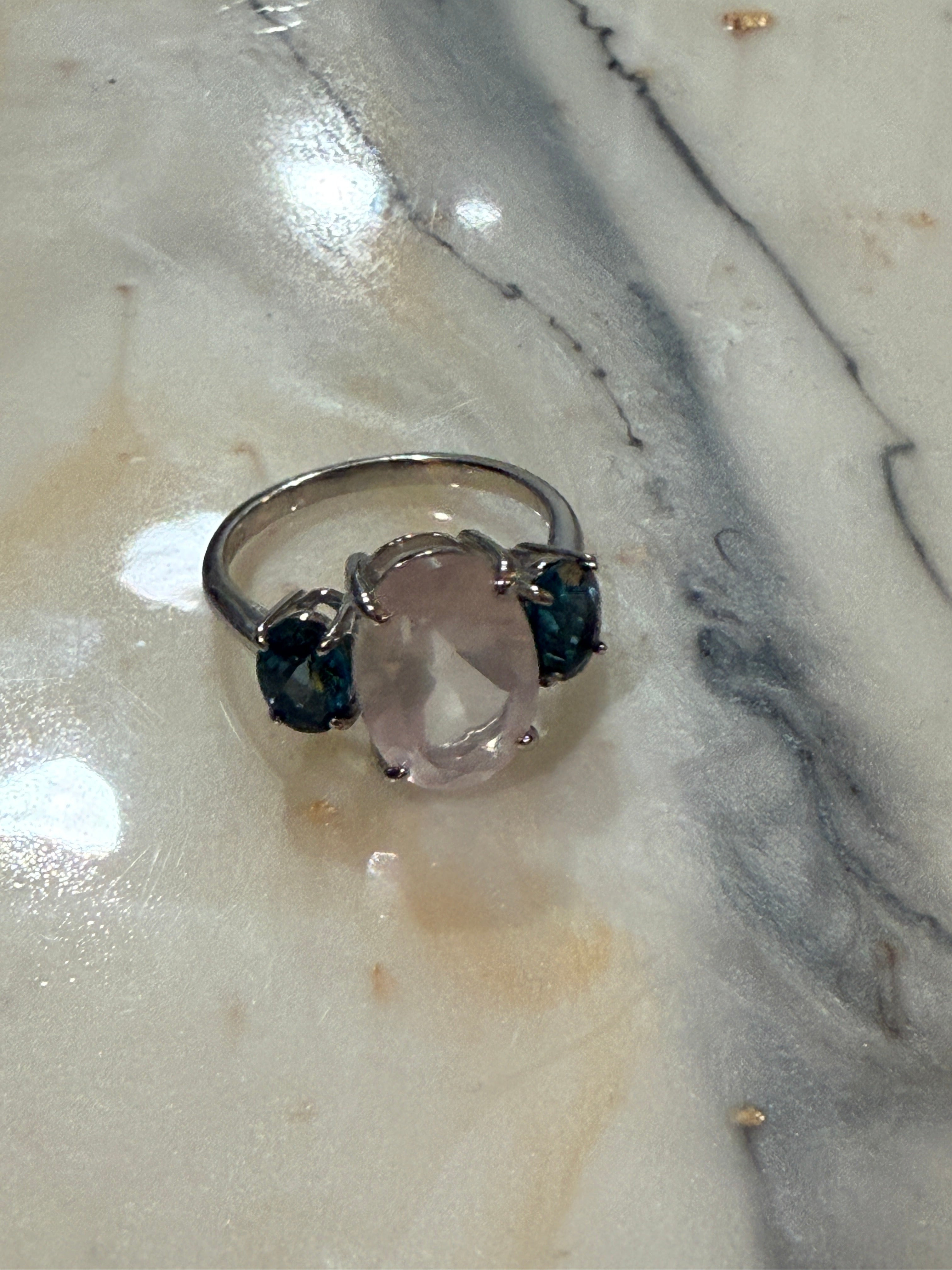 Rose Quartz & London Blue