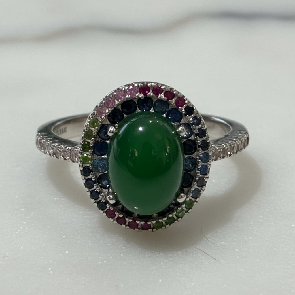 JADE Multi Mix Stones Ring