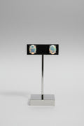 Opal Rainbow Stud Earrings