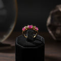 Ruby & Chrome Ring