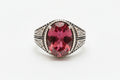 Red Topaz Ring