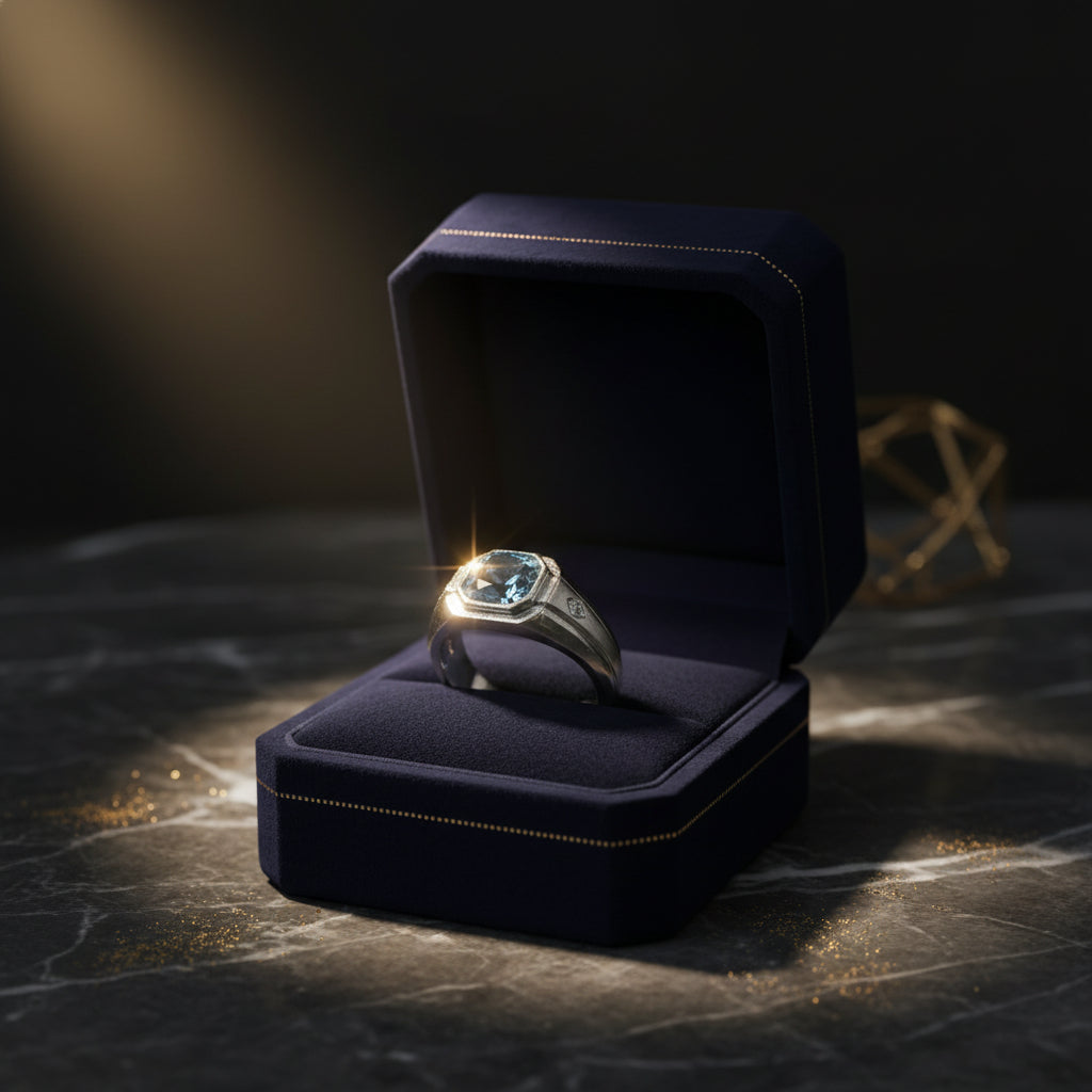 London Blue Topaz Ring
