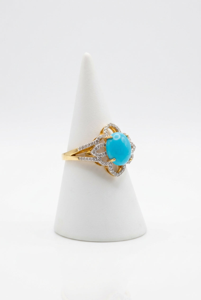 Turquoise Ring - YG