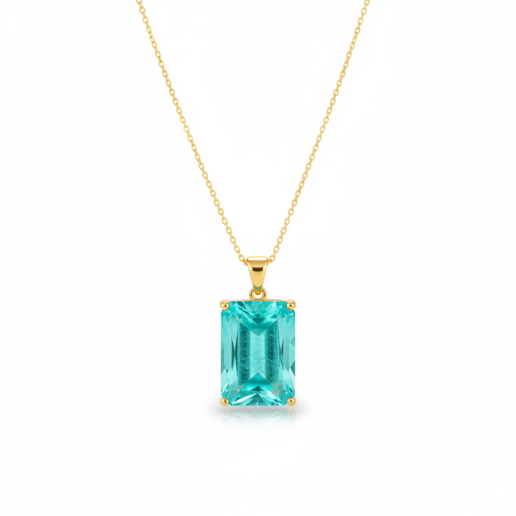 Paraiba Doublet Quartz - YG