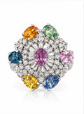 Sapphire & Diamond Ring