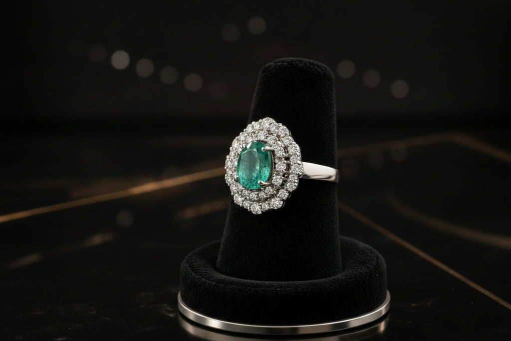 Emerald & Diamond Ring