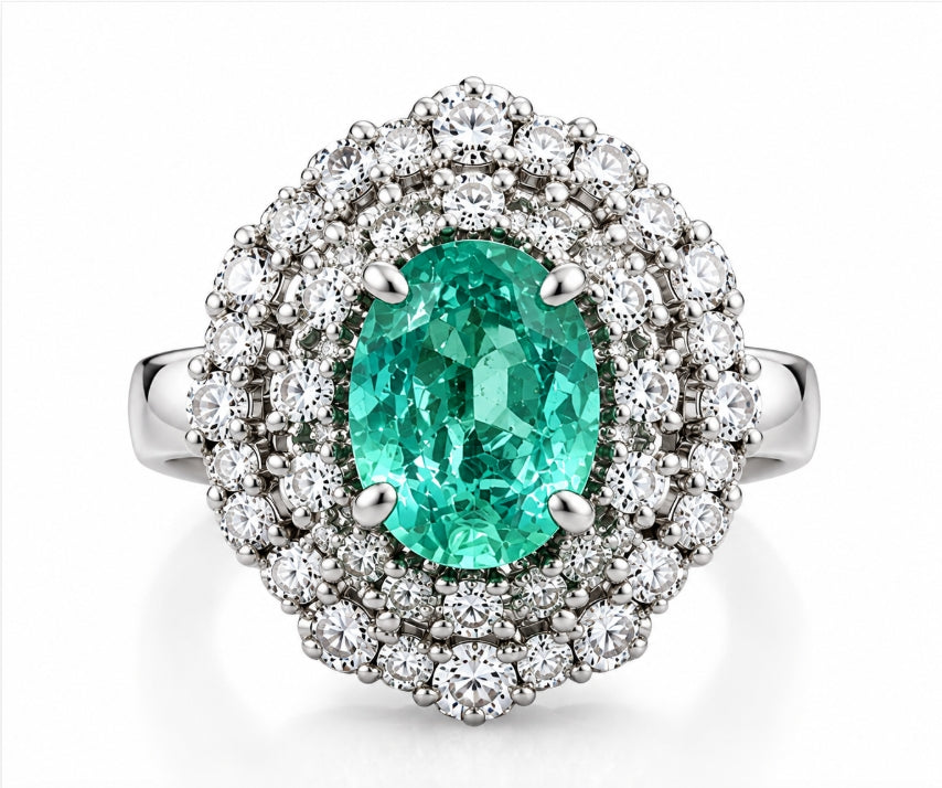 Emerald & Diamond Ring
