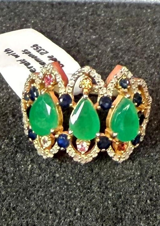 Emerald & Diamond Ring